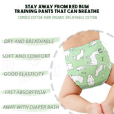 Waterproof Breathable Cotton Potty Training Pants for Babies (Set of 3)
